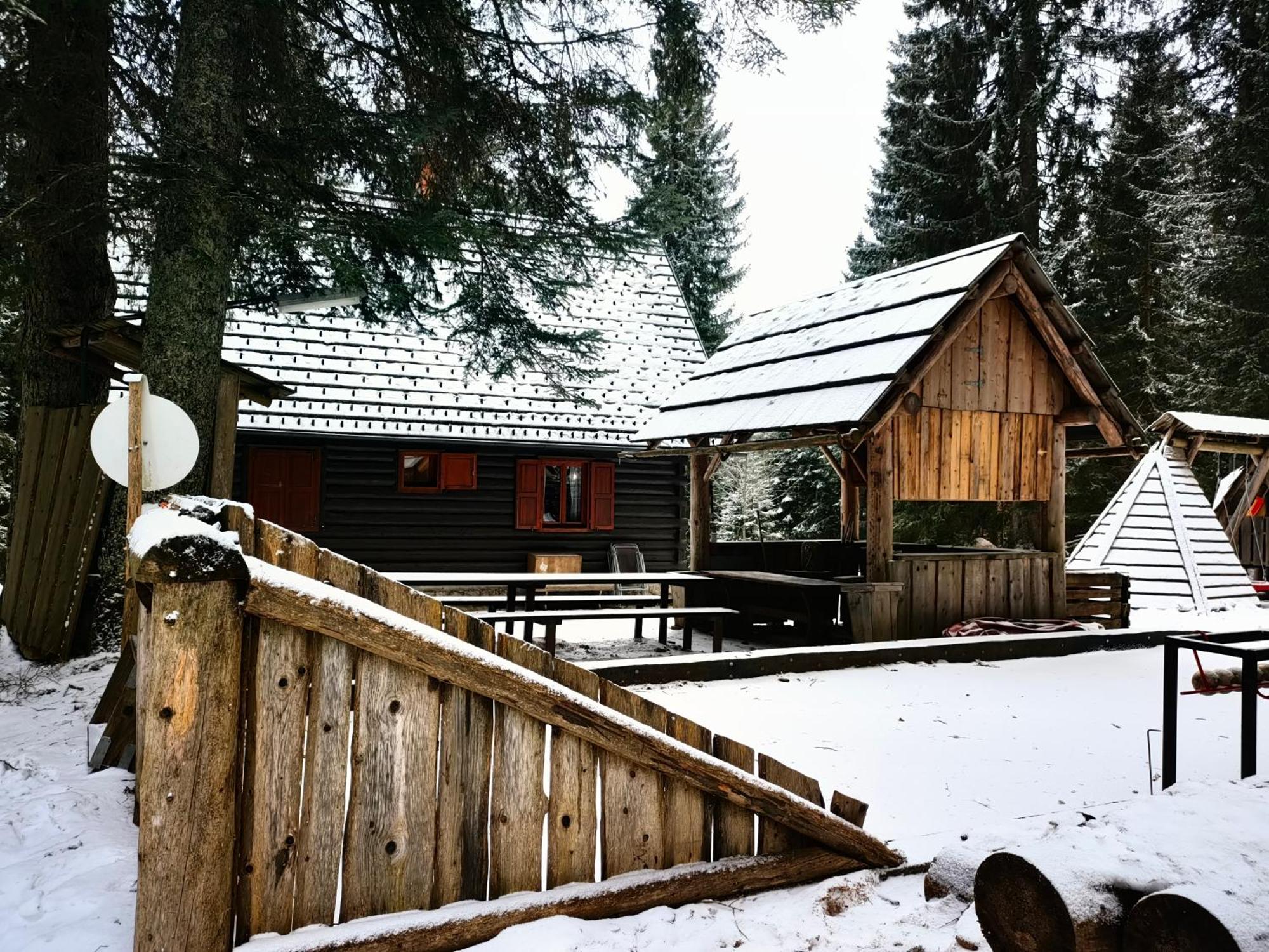 Chalet Stara Jelka Pokljuka Zgornje Gorje ภายนอก รูปภาพ